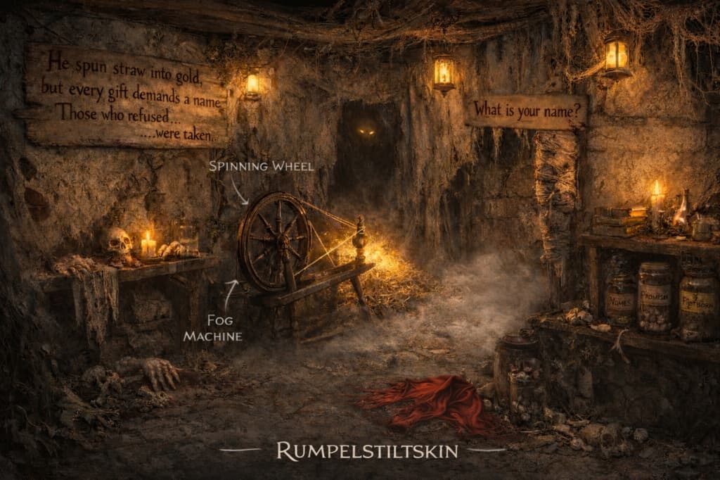 Atmospheric concept art for Rumpelstiltskin